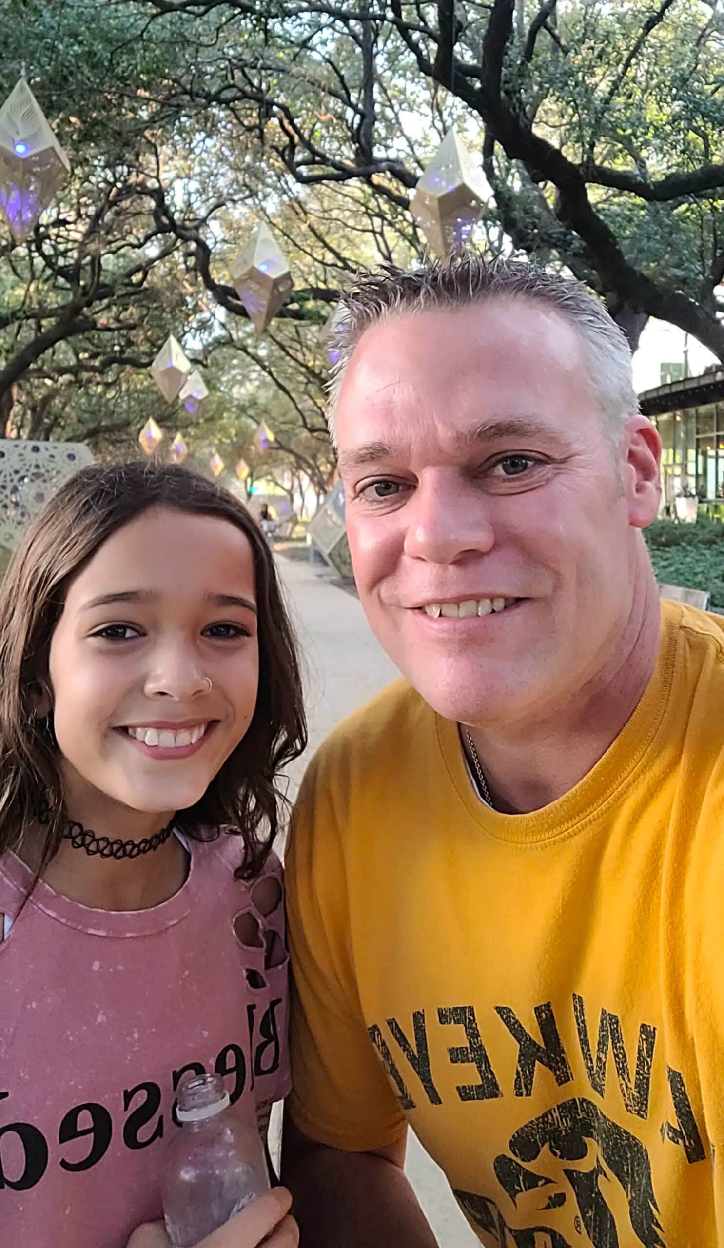 I had a daddy/daughter date in late December, 2021, at Hilton Las Americas with my daughter, Kat. We had a room with a park view. We spent the day at the park and the skating rink. Then, dinner at Biggio’s before a rooftop evening swim. Good memories made with my daughter and great views for pics! — Andrew Papke
