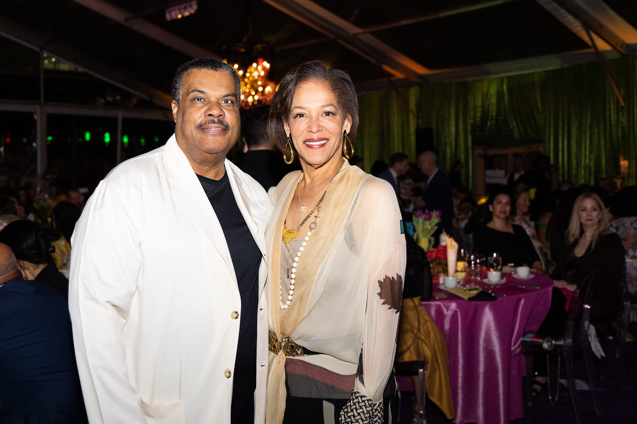 From L-R: Jerome Gray, Saundria Gray  Discovery Green's 2023 Gala on the Green