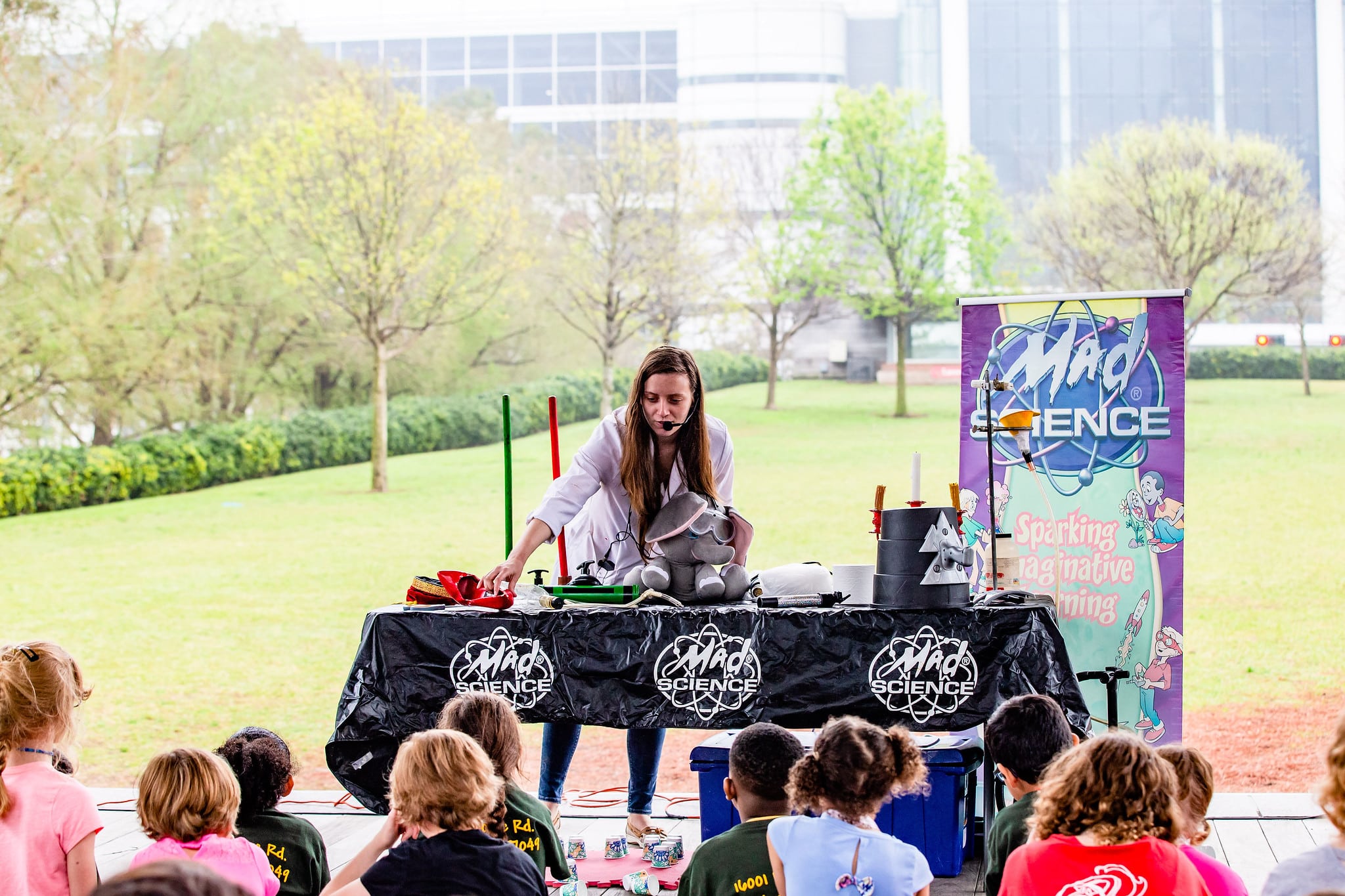 Spring Break festivities at Discovery Green in downtown Houston