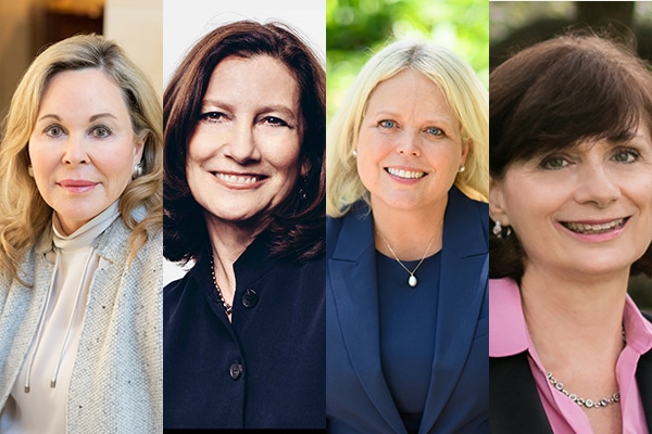 The women of Discovery Green, a collage of headshots from Nancy Kinder, Mary Margaret Jones, Julie Sudduth and Lauren Griffith