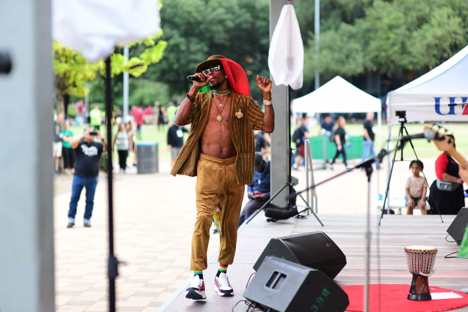 Sunami Force performs at UHD Thursday Night Concerts at Discovery Green. Photo by Jamaal Ellis.