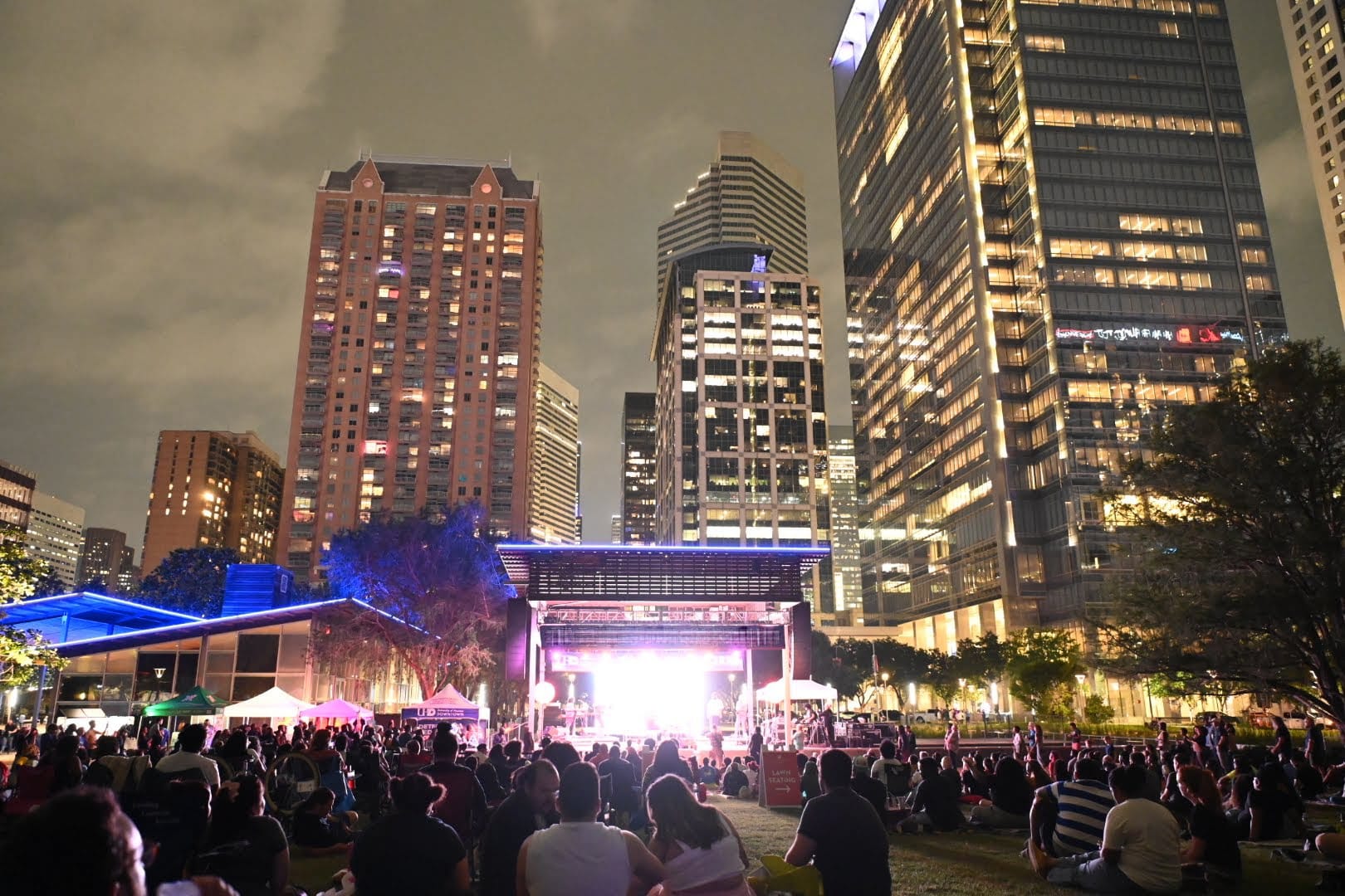 The Anheuser-Busch stage in the middle of downtown Houston will be the location of the Discover Houston Music Showcase