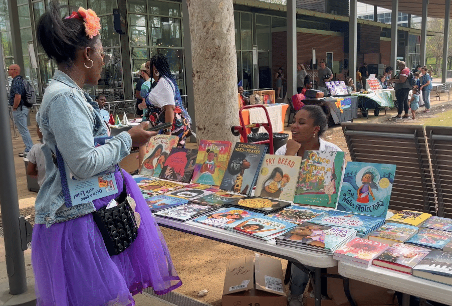 Little BIPOC book festival at Discovery Green