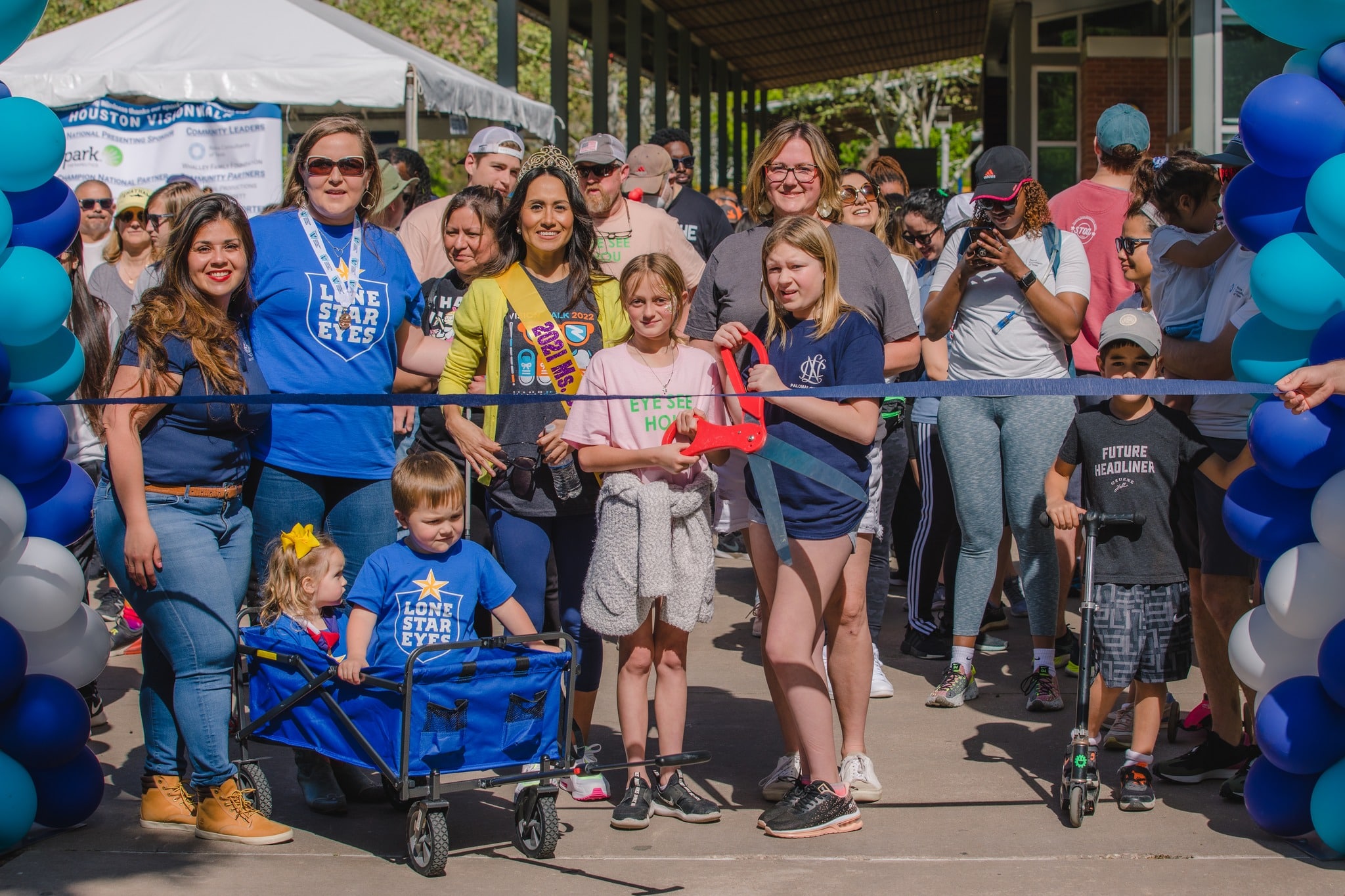 Vision walk at Discovery Green