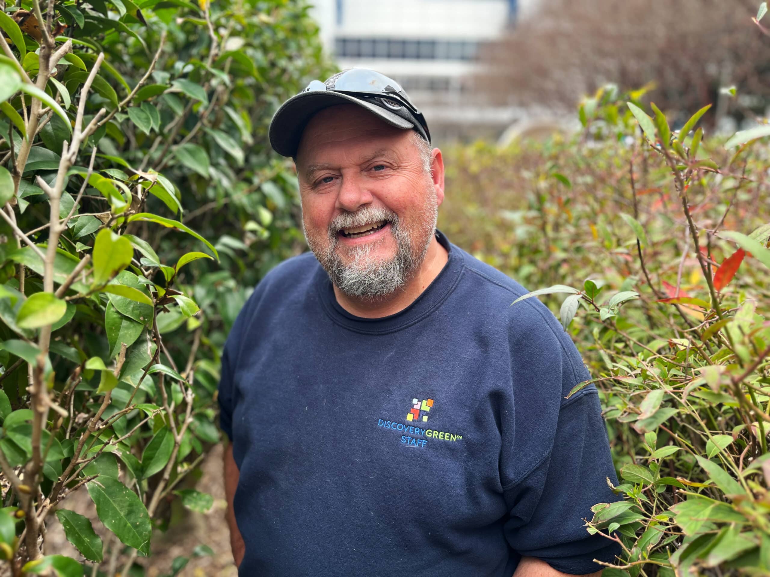 Brian Wilmer, Discovery Green's horticulturist