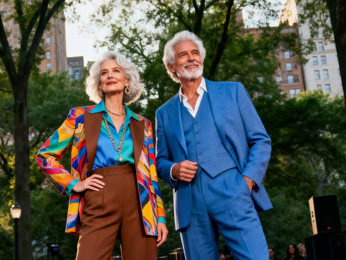 Great Age on the Green fashion show pic